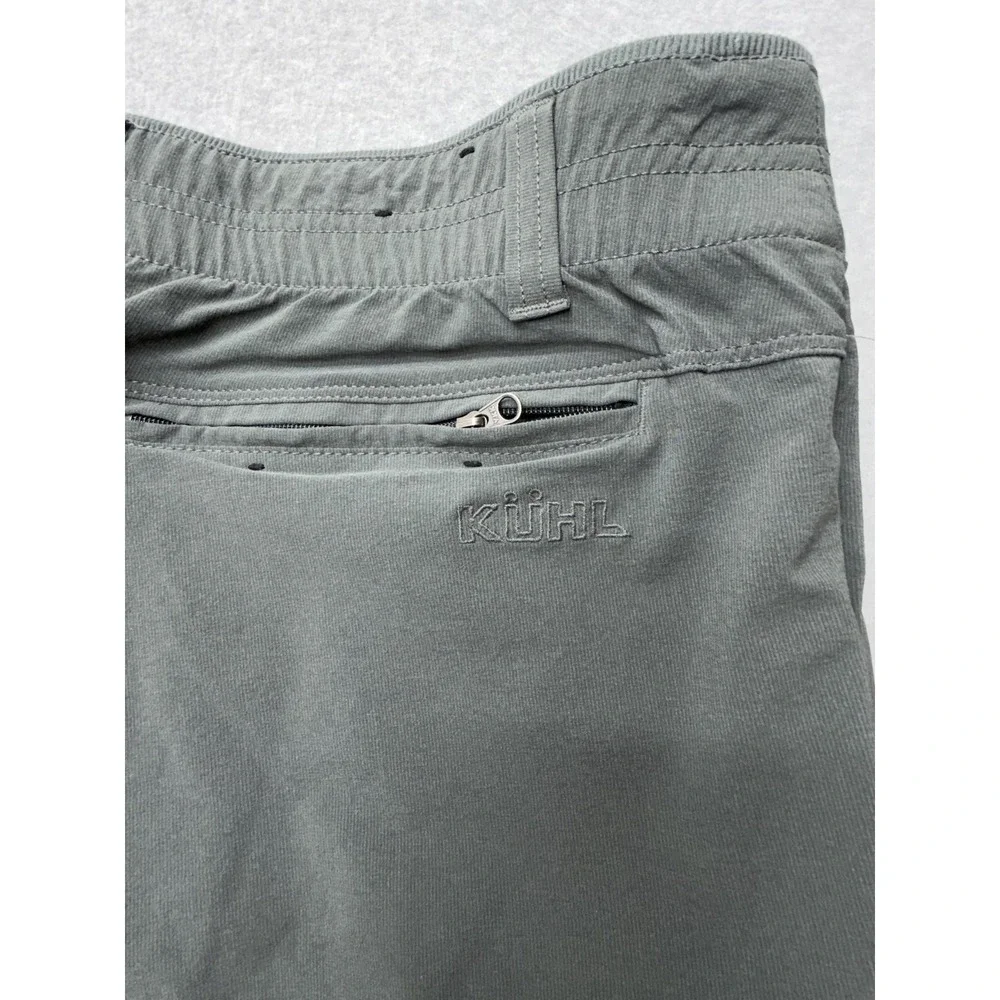 Kuhl NAVIGATR Pants Mens 36x32 Gray Softshell Stretch Hiking Zip Pockets Travel
